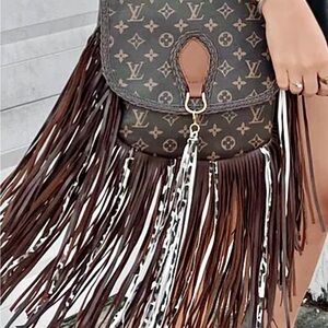 Louis Vuitton Monogram Brown Fringe Shoulder Bag